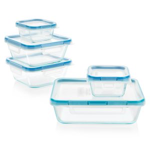 Snapware Total Solution Pyrex Glass 10-piece Food Storage Container