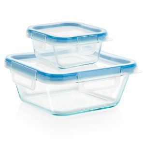 Snapware Total Solution Pyrex Glass 4-piece Square Food Storage Value Pack