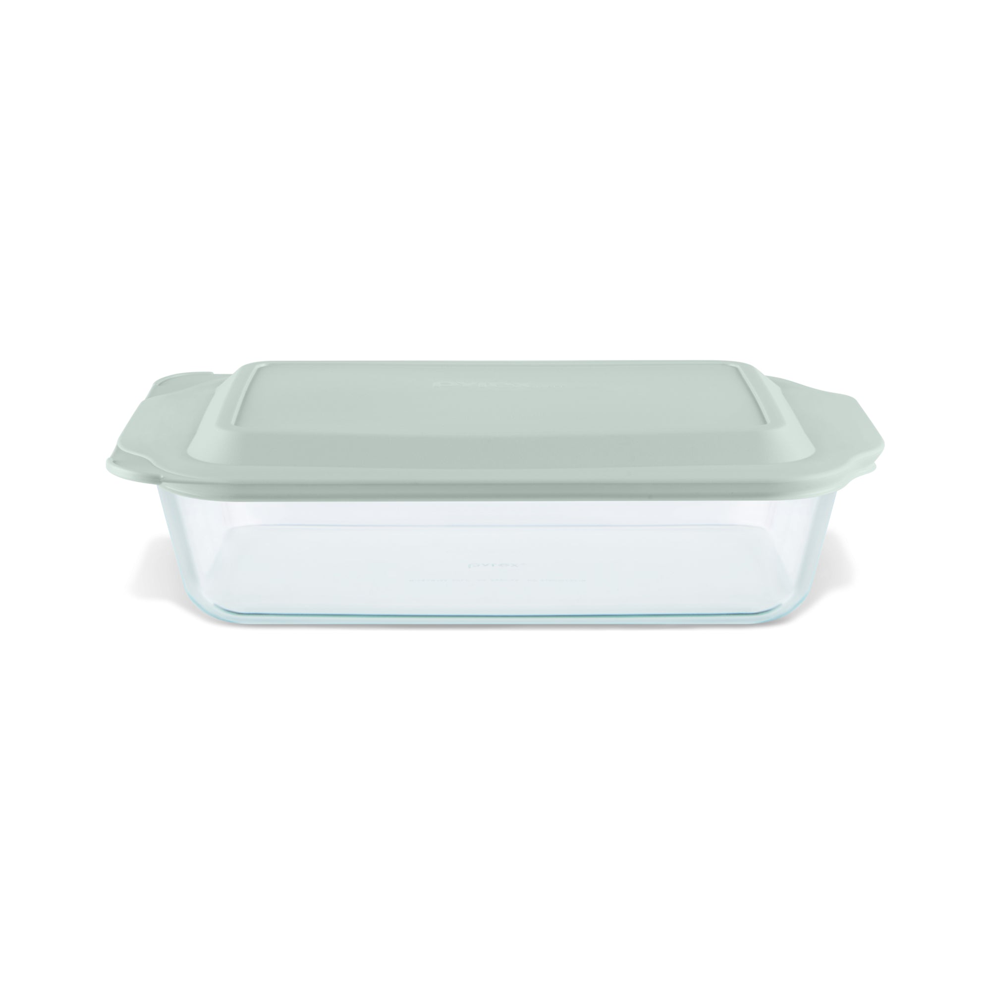 Pyrex® Deep 9 x 13 Rectangular Glass Baking Dish with Sage Green Lid