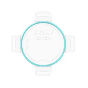 Snapware Total Solution Medium Round Plastic Lid with Teal Seal