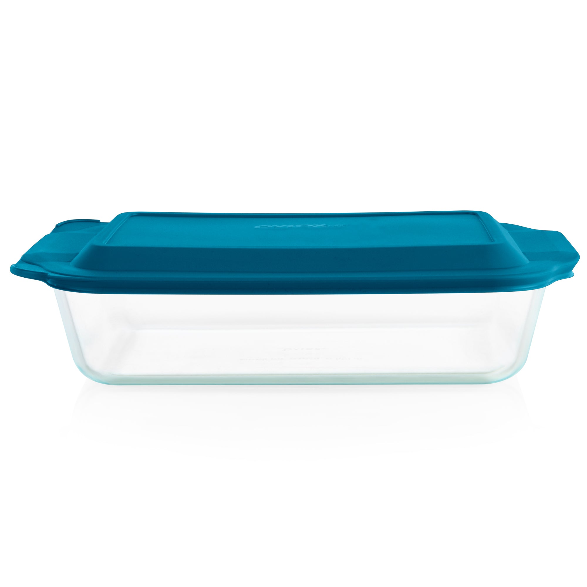 Pyrex® Deep 9 x 13 Rectangular Glass Baking Dish with Blue Lid