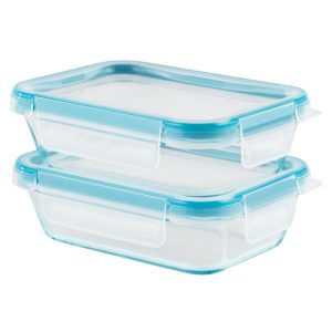 Snapware Total Solution Pyrex 4-piece Glass Storage Set with Plastic Lids