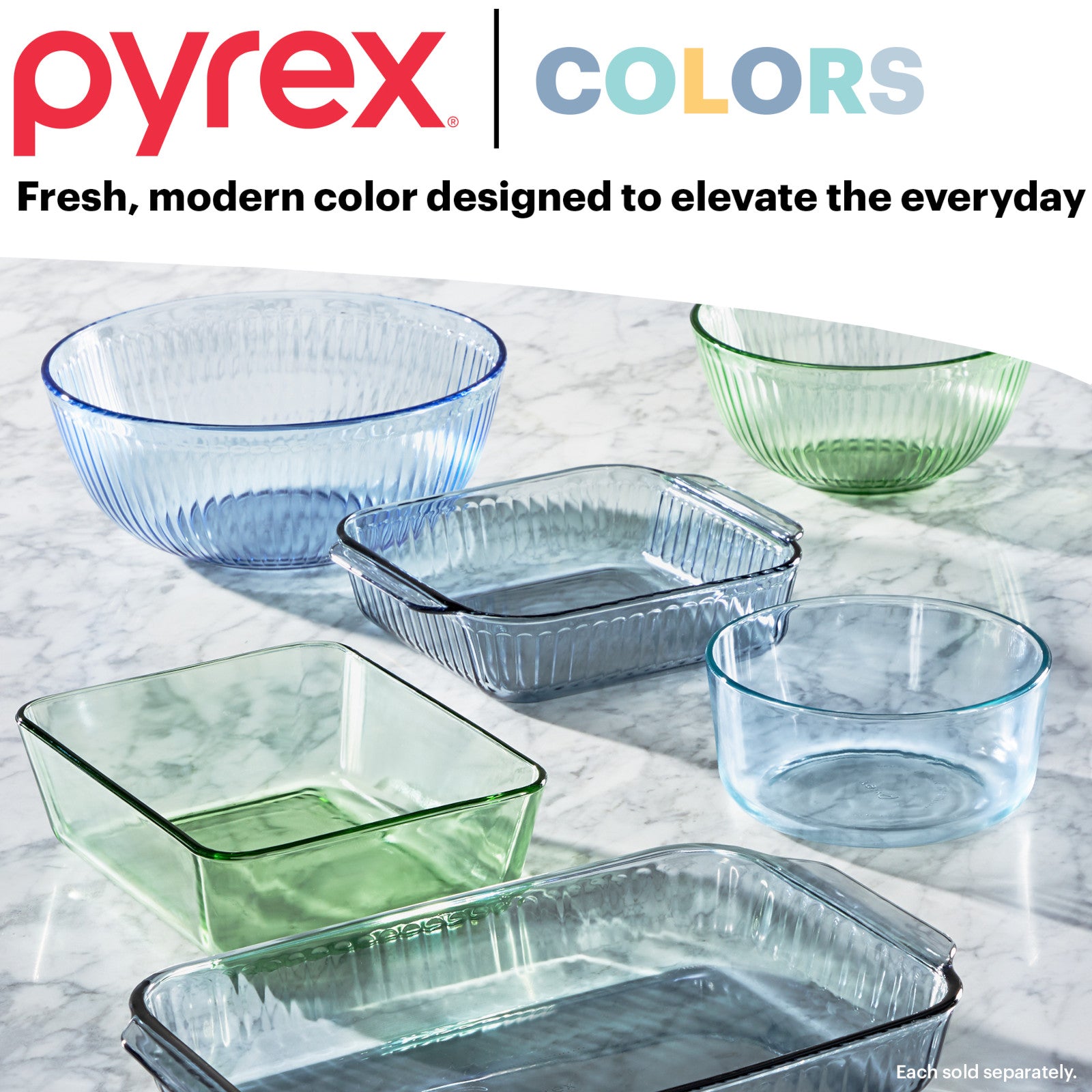 Pyrex Simply Store Tinted 11-cup Rectangle Storage with Green Plastic Lid - Image 5