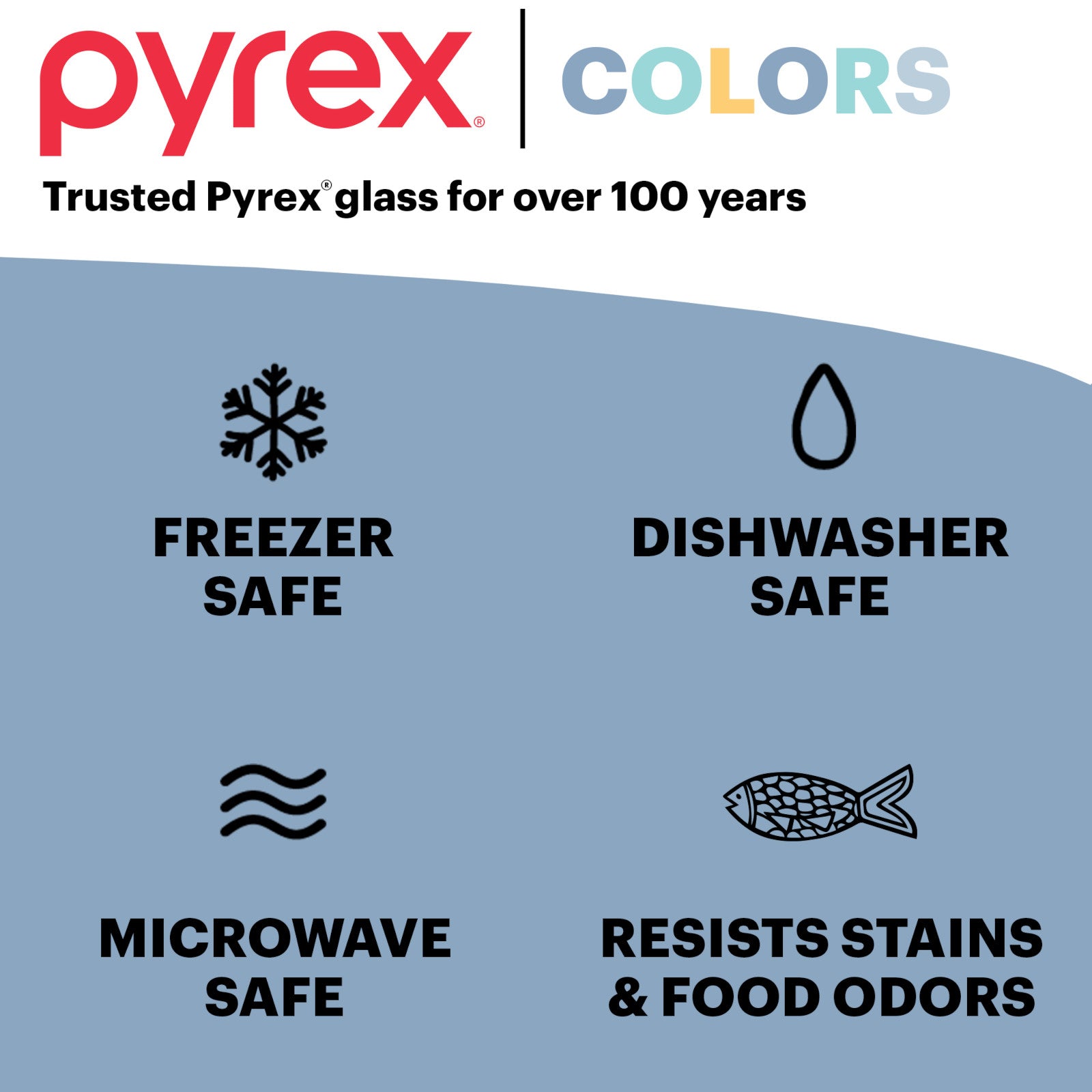Pyrex Simply Store Tinted 6-piece Rectangle Storage Set with Plastic Lids. Green - Image 5