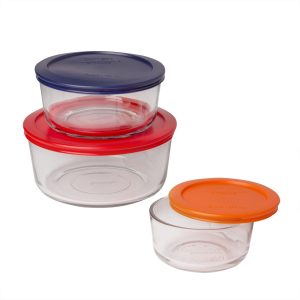 Pyrex Simply Store 6-piece Round Glass Storage Value Pack