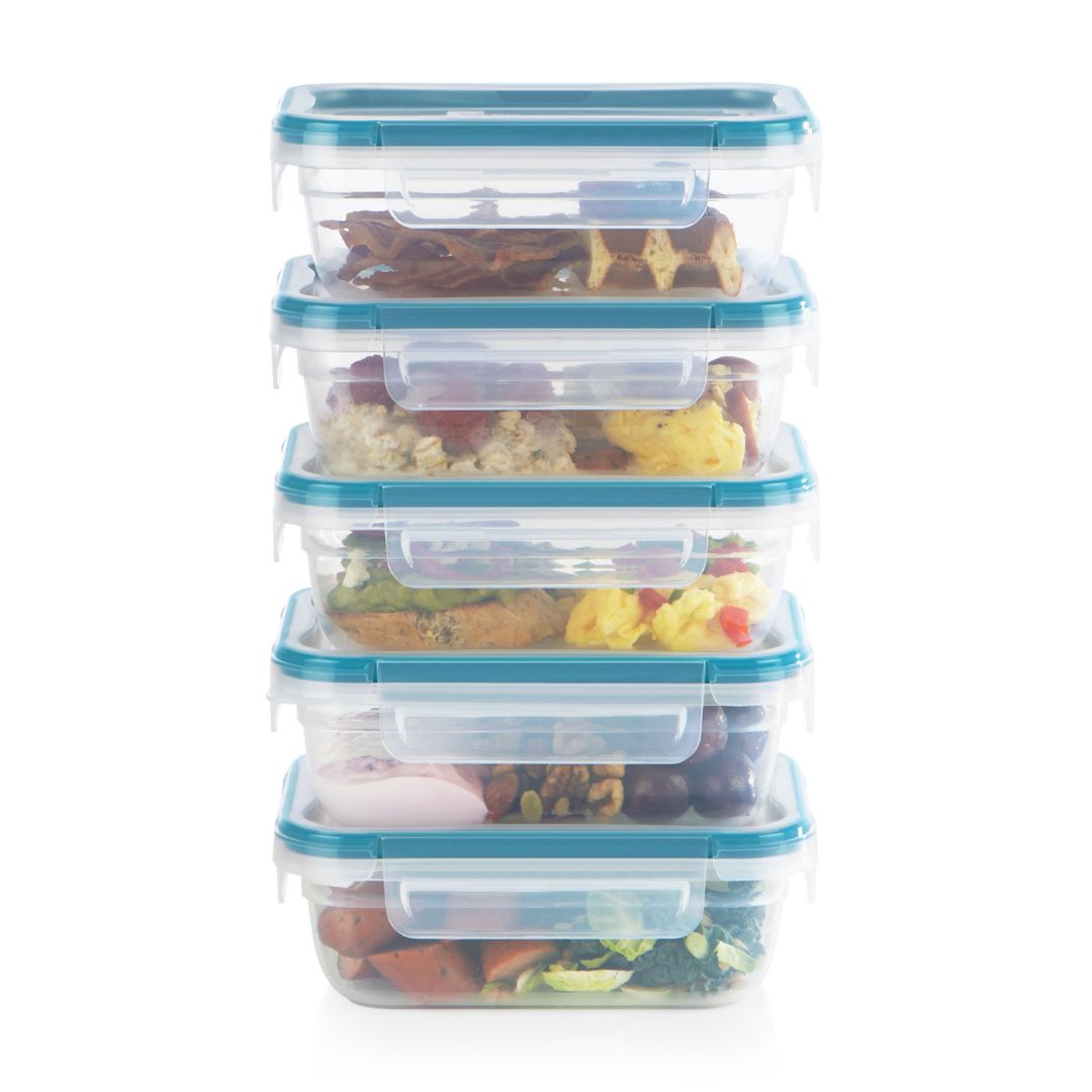 Snapware Total Solution 10-piece Rectangular Plastic Food Storage Set - Image 2