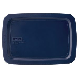 Pyrex Blue Lid for Easy Grab 2-quart Rectangular Baking Dish