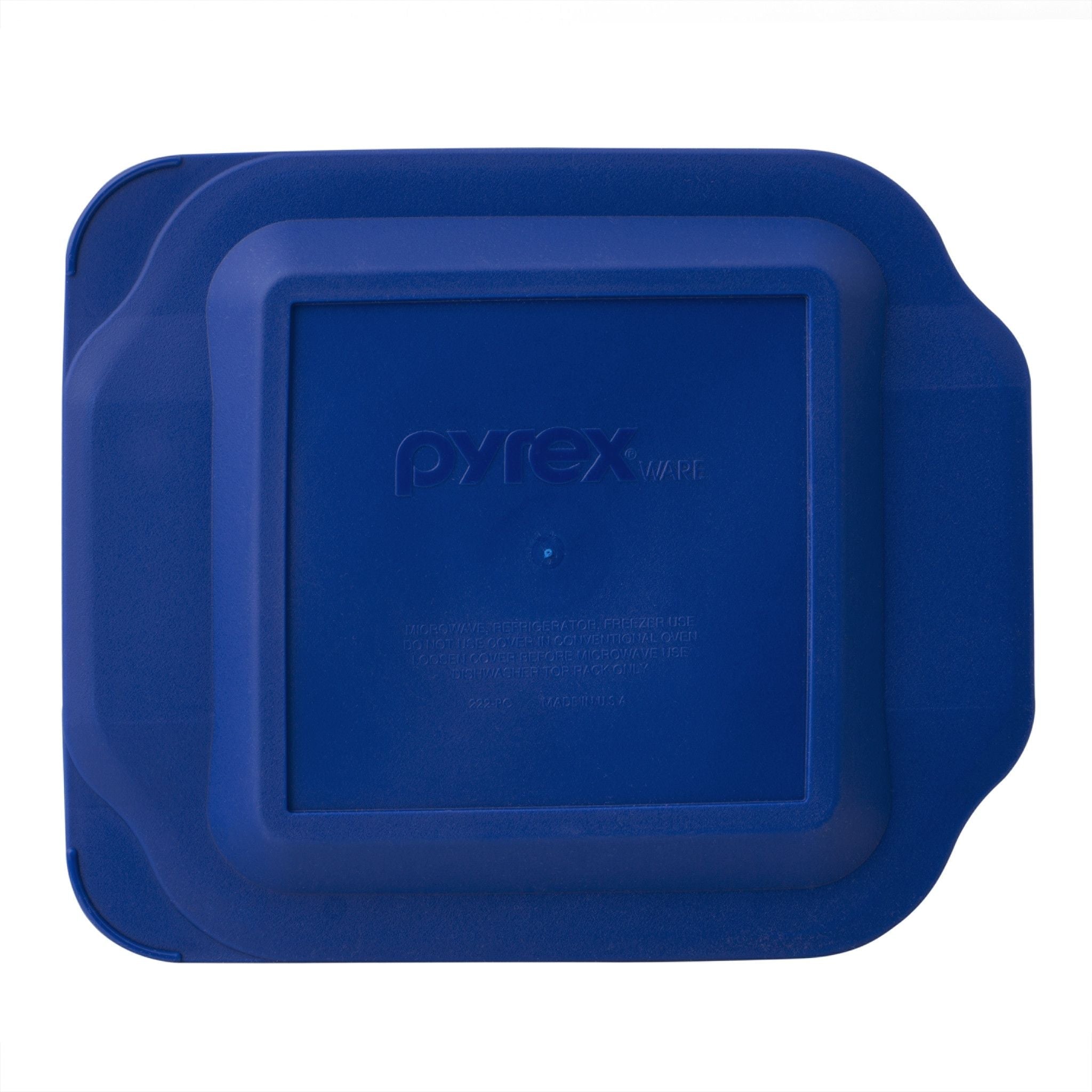 Pyrex Blue Plastic Lid for Watercolor Collection 8 Square Baking Dish