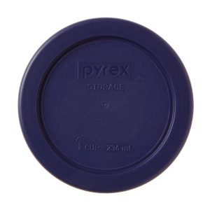 Pyrex® Blue Lid for 1-cup Round Glass Food Storage Container