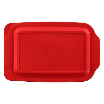 Pyrex® Red Lid for 3-quart Rectangular Glass Baking Dish