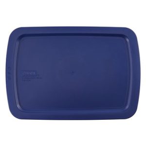 Pyrex Blue Lid for Easy Grab 3-quart Rectangular Baking Dish